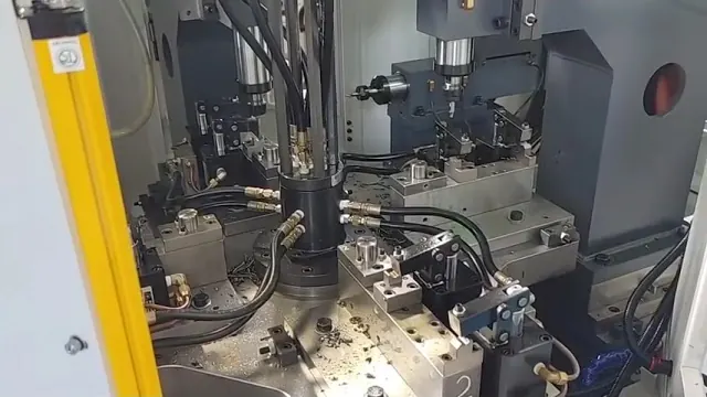 四工位四主軸 CNC 轉盤式加工機 4 Stations and 4 Spindles CNC Horizontal Rotary Transfer Machine